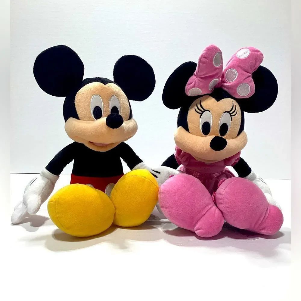 Disney Mickey and Minnie Mouse Large Plush
